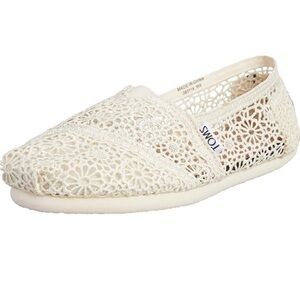 TOMS Natural Crochet Classics 7.5
